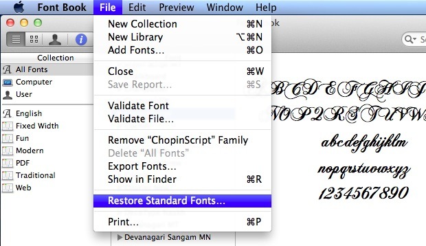 free fonts for mac